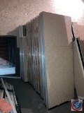 KI system Genius wall and door components w/hardware... 80ea various panels measuring...105h x 41w x