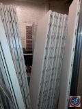 Knoll wall system and door components w/hardware 52ea various panels measuring 103h x 46 3/4w x 2