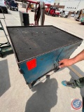 Machine cart 28w x 36h x 22d on castors