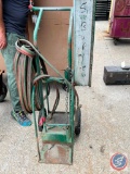 Radnor cylinder cart shop modified w/hose and regulator