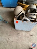 Media blasting equipment guns parts lines safety gear various condition