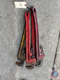 4ea ridgid...24in...pipe wrenches