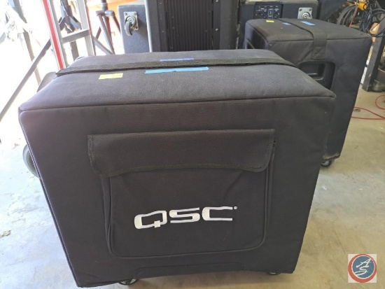 QSC KS112 with cover