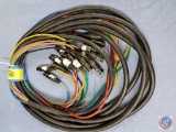 XLR TO XLR 33ft 8 channel black cable