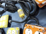 42ft 110V 4 metal outlet box cord