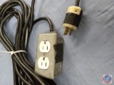 21ft 110V 1 metal outlet box cord