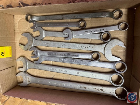 Craftsman's closed end Wrenches, Master Mechanic combination wrenches, Mac open end wrench