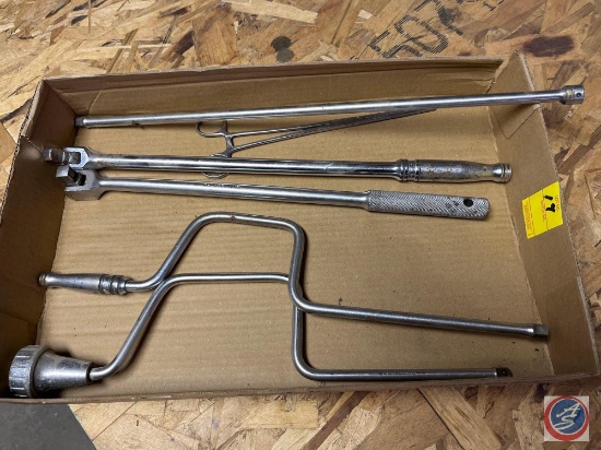 2 - Speed wrenches, 16" and 18" breaker bars, 20" extension