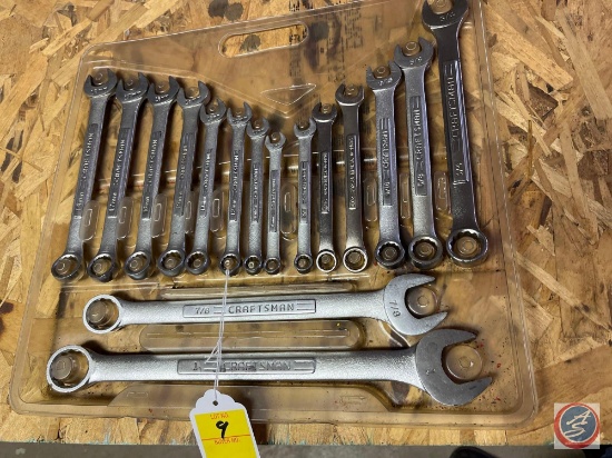Craftsman 16 piece metric and SAE combination wrench set...