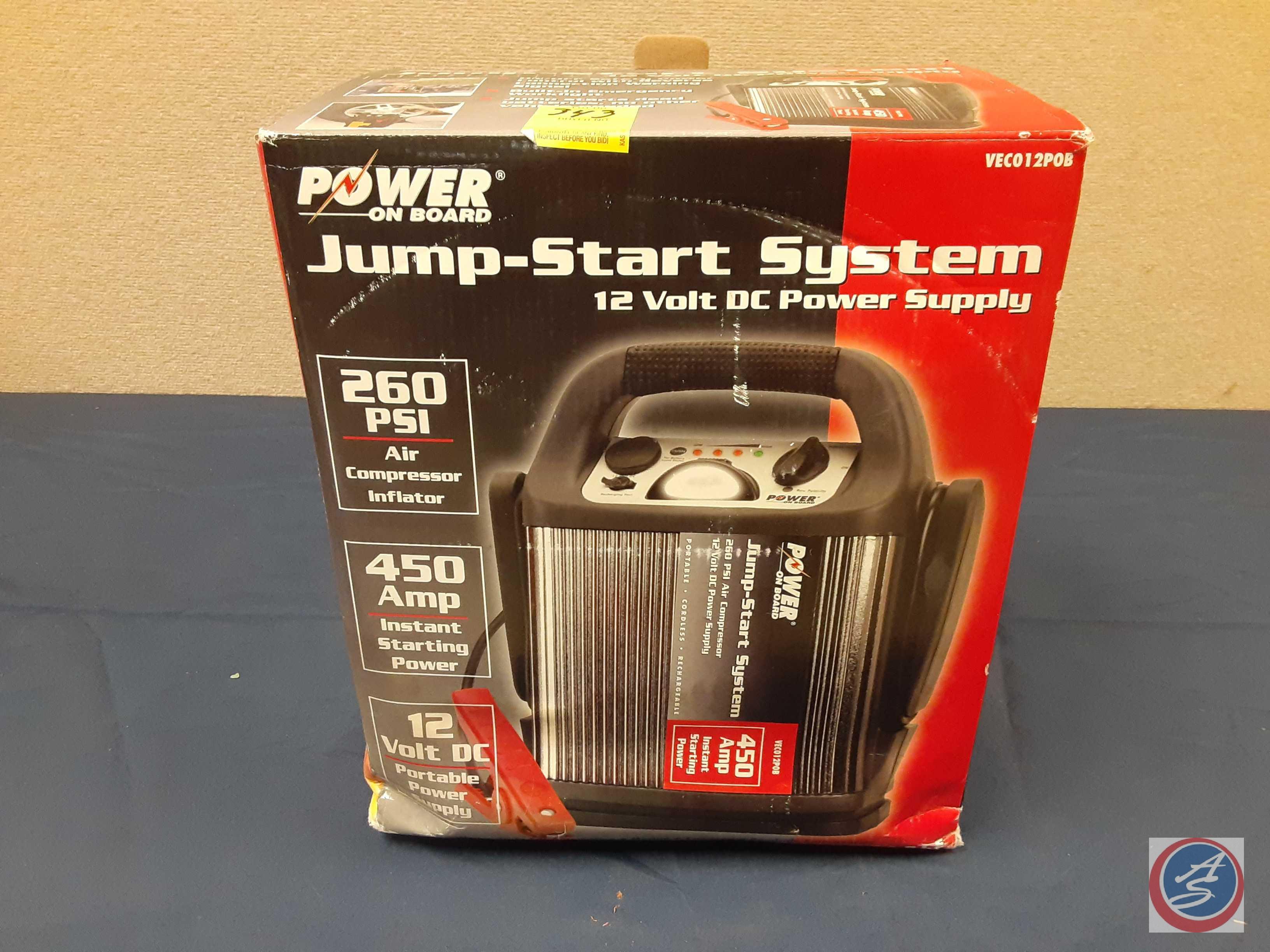 Power on board JumpStart System w/Air Compressor Proxibid