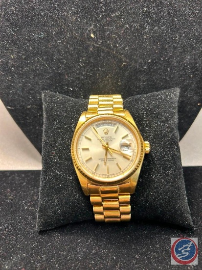 Men's Gold Rolex Watch
