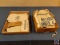 Vintage nail aprons, Klein cloth zipper bags, Vintage bank money bags