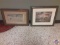Framed photo (coyotes) 24in. x 14 1/4in. , Framed painting by Nicky...Boehme...23in. x 19in.