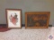 Framed painting Bird of Paradise 20in. x 26 3/4in., Framed painting Autumn Gold 33in x 23 1/2in.