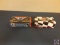 Action Dale Jarett #88 Quality Care...Service 1/24 scale and Action Dale Jarett #88 Batman bank 1/24