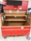 Job Box w/electric receptacles approx 60in. x 30in. x 57in....