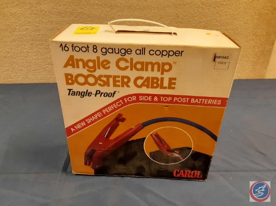 Carol Booster Cable - Angle Clamp 16ft - 8 gauge all copper in box
