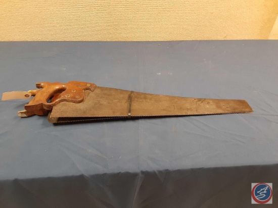(2) Vintage Disston hand saws