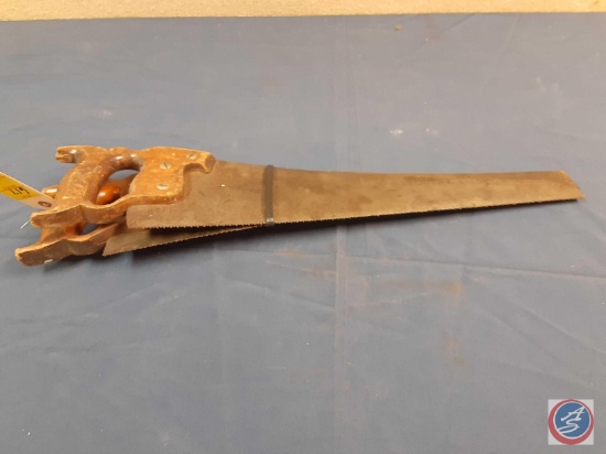 (2) Vintage hand saws