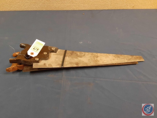 (2) Vintage hand saws