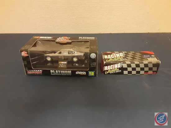 Racing Club of America #3 Dale Earnhardt Bank 1/24 scale and Platinum #9 Jerry Nadeau plated