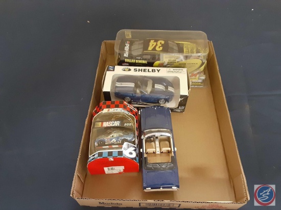 Shelby 2000 1/32 scale die cast car, Racing champion #3 Dollar general die cast car, Narscar #6 die