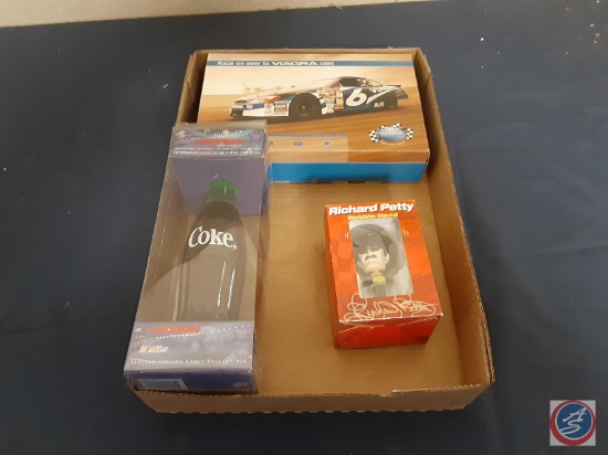 Richard Petty Bobble Head, Action Coke bottle collectible w/Bobby Labonte #18 1/64 scale in
