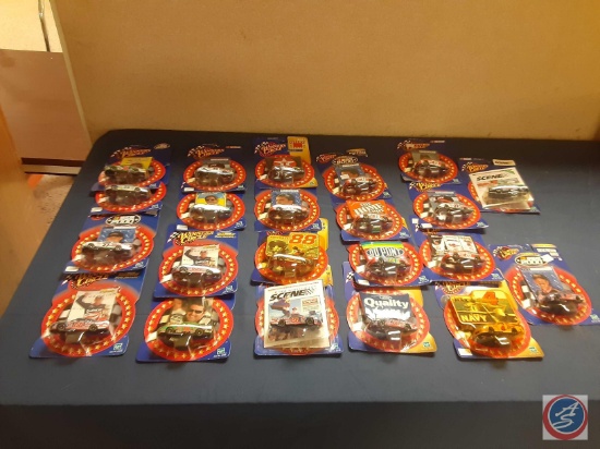 (22) Collection of Diecast Cars in Original Packing (see photos for assortment of Cars and Drivers)