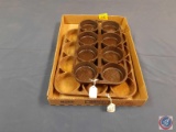 (2) Vintage Cast iron muffin/cupcake pan...