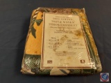 Crown Crafts Throw/Coverlet 100% cotton triple woven (in original packing)