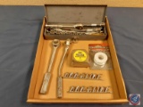 Duo-Glide Chrome Fender Emblem, rachets, sockets, extensions, Radio Shack tinned copper bus wire,