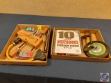 Jorgensen wood clamp, wire nuts, c-clamp, drop-in anchors, hose splicer, Continental masonry cutting