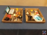 Buffing wheel, needle nose pliers, precision screwdriver set, Hex and driver bit socket set, quick