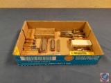 Taps, drill bits, feeler gauges...