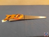 Vintage hand saw Keystone K-4 Air master, Irwin hand saw LAK 1
