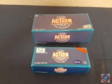 Action Mark Martin #2 stock car bank and Action Buddy Baker #21 stock car bank