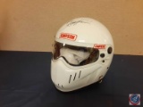Vintage Simpson RX4 Racing Helmet Signed Johnny Rutherford size: 7 1/2 in original box