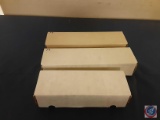 (3) Boxes of Collectible Cards - Football