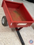 Dump Trailer w/slide out back gate... outside: 33in. x 64in. w/tongue inside: 29 3/4in. x 39in. (not