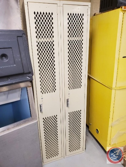 four lockers 6 foot by two foot