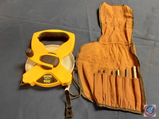 Stanley Long Measuring Tape...100ft....open reel, Punches