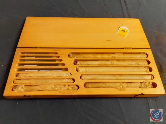 UTD Carbon Hand Reamers in Wooden box