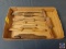 Assortment Spokeshaver Tools Wooden Frame