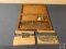 Vintage Cutters for Stanley Planes in Wooden Box