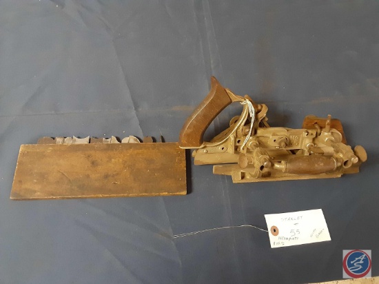 Vintage Stanley #55 Combination Plane w/Blades (incomplete)