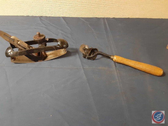Vintage Stanley Victor #20 Circular Plane, Vintage Box Scraper #70 Plane