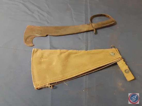 U.S. WWII Woodman's Pal Survival Axe w/Scabbard