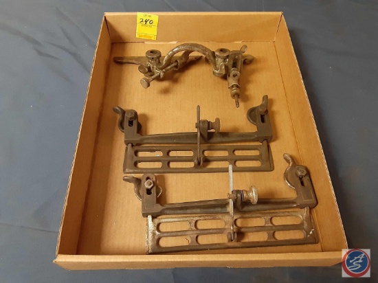 (2) Vintage Jointer Fence, Vintage Stanley No. 55 (part only),...