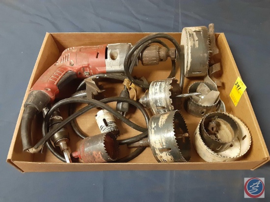 Magnbum Holeshotter...Electric 1/2" , Assortment of Hole Saw Blades