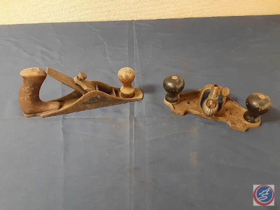 (1) Vintage Stanley #71 Router Plane, (1) Vintage Stanley Wood Plane (no markings)